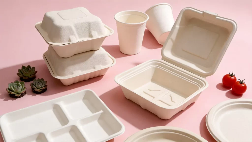 餐饮餐具怎么选?纸浆模塑VS塑料餐具,颜值环保实用全对比插图4 餐饮餐具怎么选?纸浆模塑VS塑料餐具,颜值环保实用全对比插图4